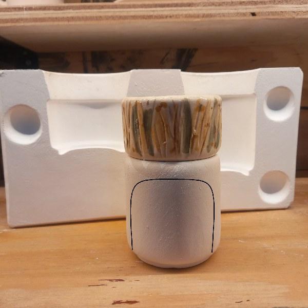 Hornillo Liso Laureana - Molde Simple - 2 piezas - 2 taceles: - Imagen 3