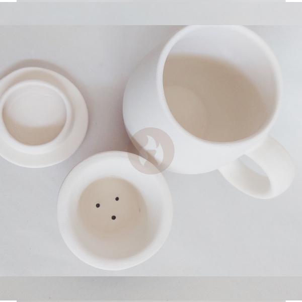 Taza Malena + Tapa + Infusor en Bizcocho - Imagen 2