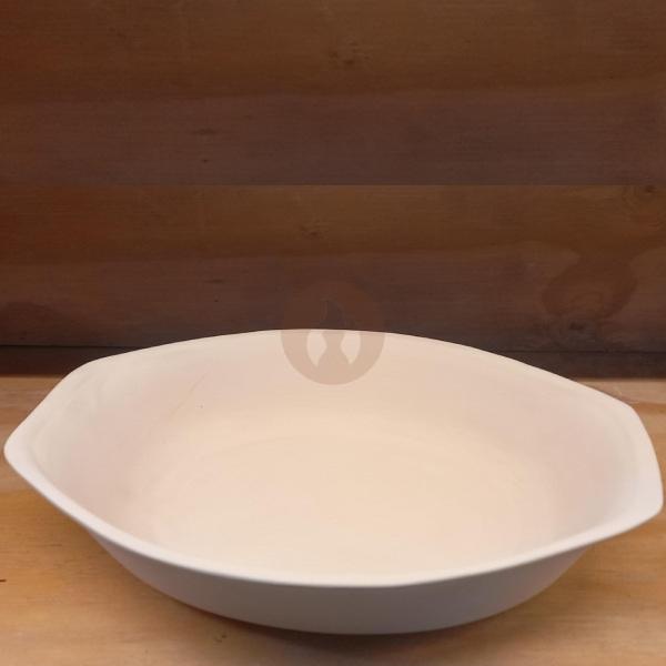 Fuente / Bandeja Ovalada en Bizcocho