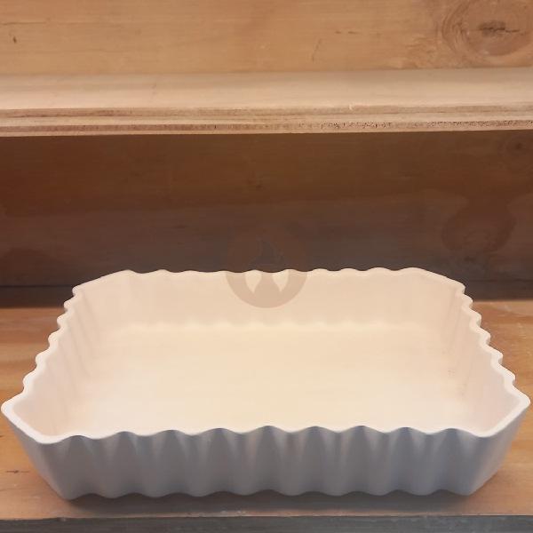 Fuente / Bandeja rectangular con Ondas - Molde 1 Tacel -