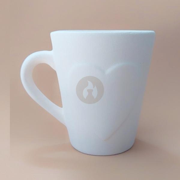 Taza Cuore / Corazón - Molde Doble - 2 Taceles: