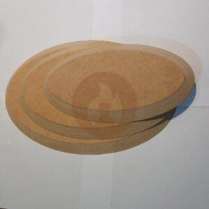 Elipse apilable contramolde de Fibrofácil