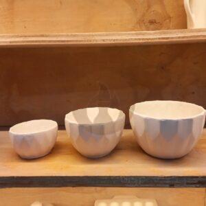 Cuenco / Bowl Facetado - Molde Simple - 1 Tacel