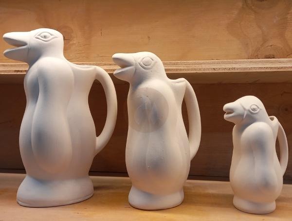 Jarras Pingüino en Bizcocho