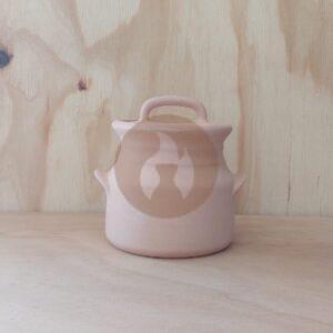 Jarra / tarro Lechero Grande con Tapa - Molde Simple - 2 Taceles