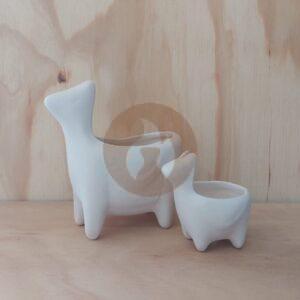 Maceta Llama  - Molde simple - 3 taceles