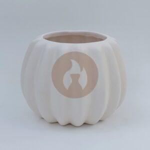 Maceta Calabaza en Bizcocho