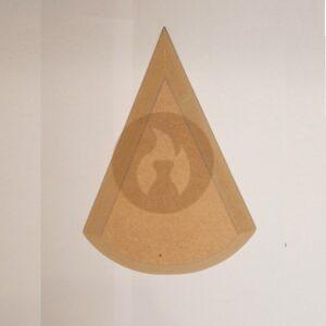 Plato Porción Contramolde de Fibrofácil (varias medidas)