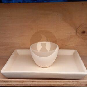 Juego Bandeja Sushi + Salsero - Molde Simple - 2 Taceles