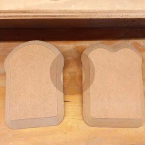 Tostada contramolde de fibrofácil (dos modelos)