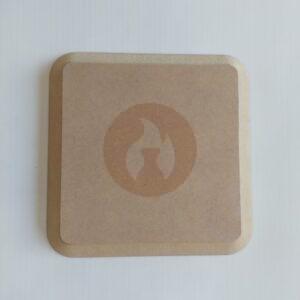 Cuadrados punta redonda contramolde de fibrofácil varias medidas