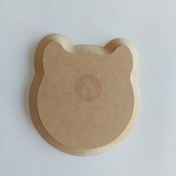 Animalitos Nordicas: Perro / Gato / Panda contramolde de fibrofácil