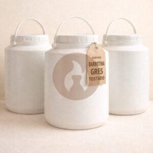 Barbotina de gres Tostado / Oscuro Tacho de 10kg Marca Chilavert