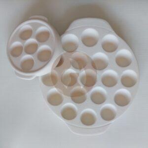 Provoletera chica y grande en bizcocho