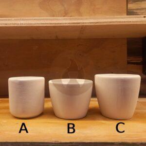 Cuencos Chinos A,B,C en Bizcocho – Tres medidas a elección