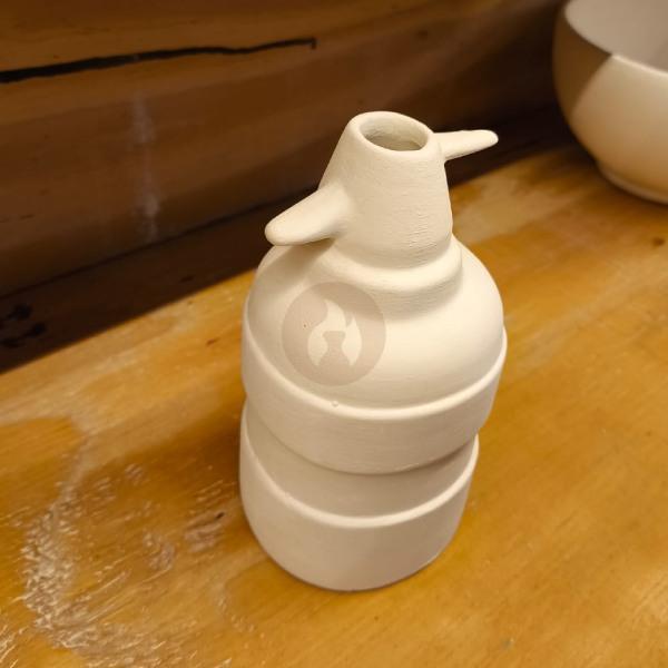 Sifonera en Bizcocho Cerámico (7,5x14 cm) - Imagen 2