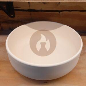 Ensaladera "Rodolfin" en Bizcocho – 23,5 cm de Diámetro