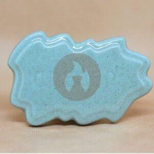 Esmalte Turquesa Jaspeado 320-JG de Crecer Soporta Alta Temperatura APTO VAJILLA