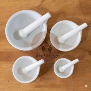 Mortero de Porcelana - Cuatro tamaños