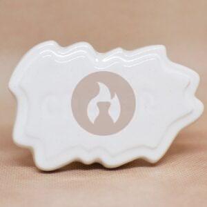 Esmalte Blanco Craquelado Brillante 739/4 de Crecer para Baja Temperatura