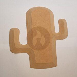 Cactus contramolde de Fibrofácil