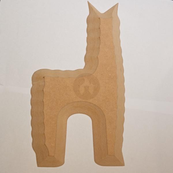 Llama contramolde de fibrofácil (dos modelos)