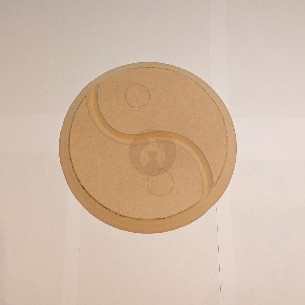 Yin Yang Contramolde de Fibrofácil