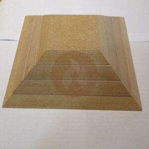 Platos Cuadrados contramolde de Fibrofácil ( varias medidas)