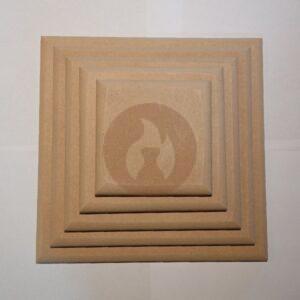 Cuadrados Apilables esquinas en punta, lados redondeados Contramolde de Fibrofácil