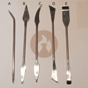 Estecas dobles metálicas (varios modelos)