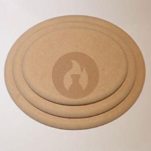 Ovalado con borde redondeado Apilables Contramolde de Fibrofácil (tres medidas)