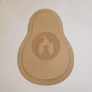 Palta contramolde de Fibrofácil