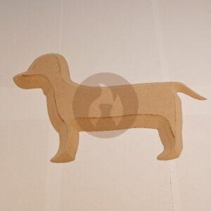 Perro Salchicha Contramolde de Fibrofácil