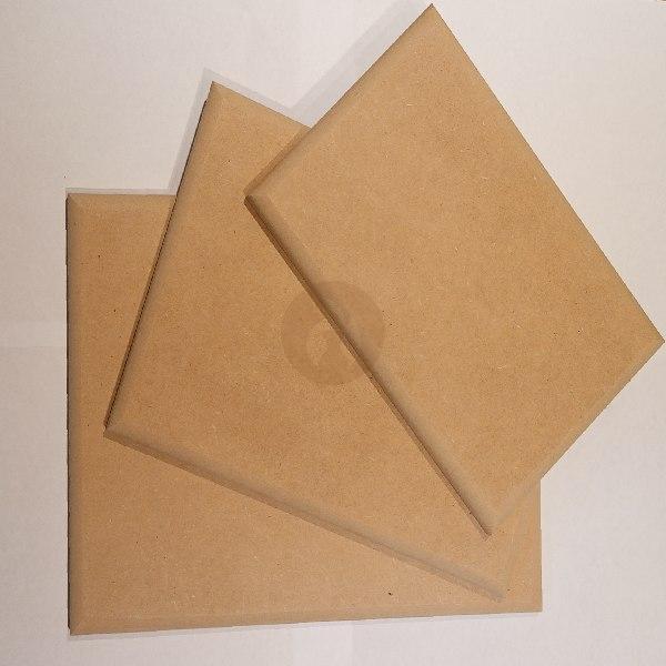 Bandejas Rectángulares bordes redondeados en punta contramolde de Fibrofácil (tres medidas) - Imagen 2