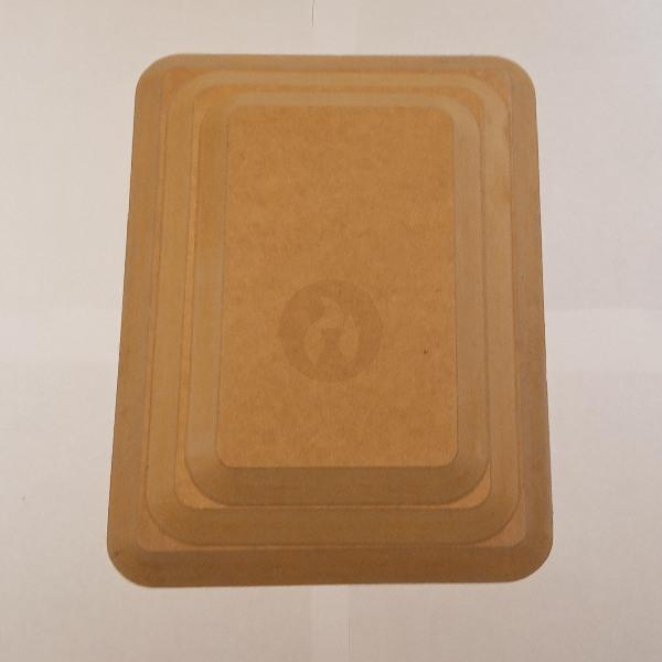 Bandejas Rectángulares (puntas redondas) contramolde de Fibrofácil