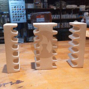 Set de Peines Refractarios para Hornear Azulejos (Trípode) / Soportes para Esmaltado