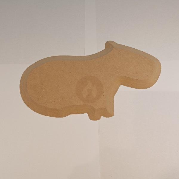 Capibara contramolde de Fibrofácil