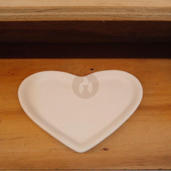 Bandeja Corazón en Bizcocho