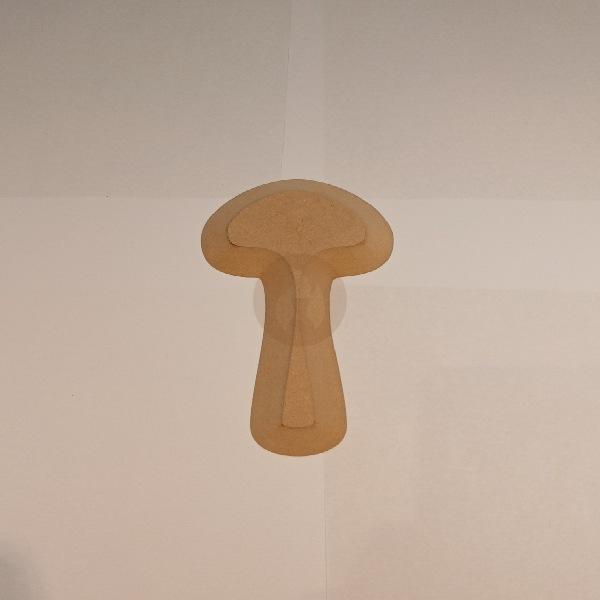 Hongos Pequeños "León" / "Gieco" contramoldes de Fibrofácil (dos modelos) - Imagen 3