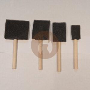 Set de Pinceles de Esponja (por 4 Unidades en Varios Tamaños)