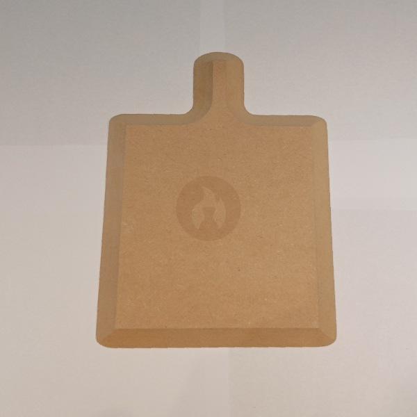 Tabla de picar "Virus" contramolde de Fibrofácil