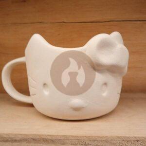 Taza Kitty en Bizcocho