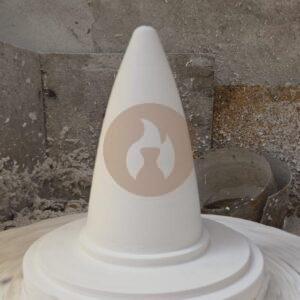 Cono Navideño -Molde 1 Tacel con Borde de Colada -Medidas 25 cm y 18 cm