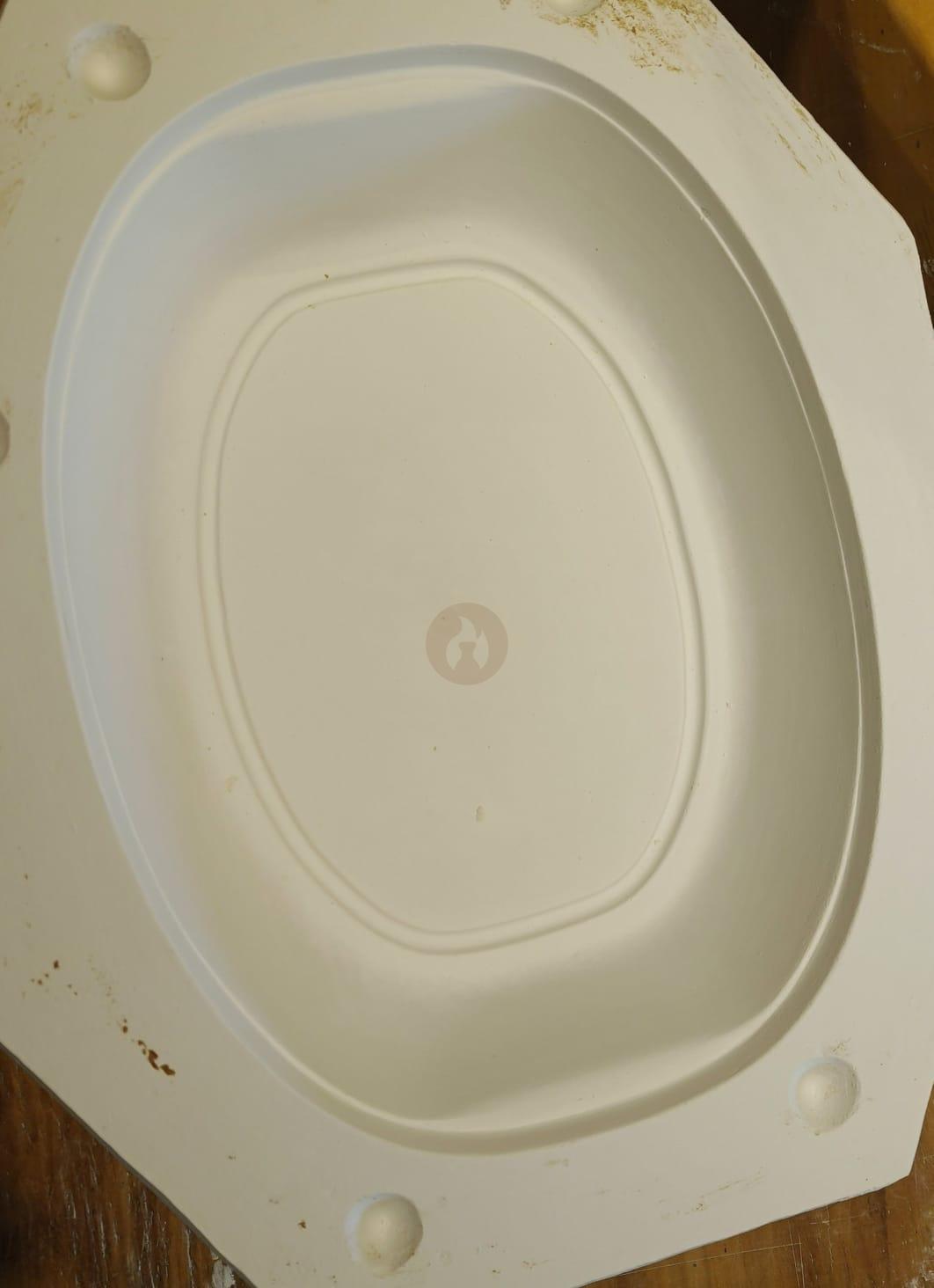 Fuente / Bandeja Ovalada lisa - Molde simple - 2 Tamaños - 2 Taceles