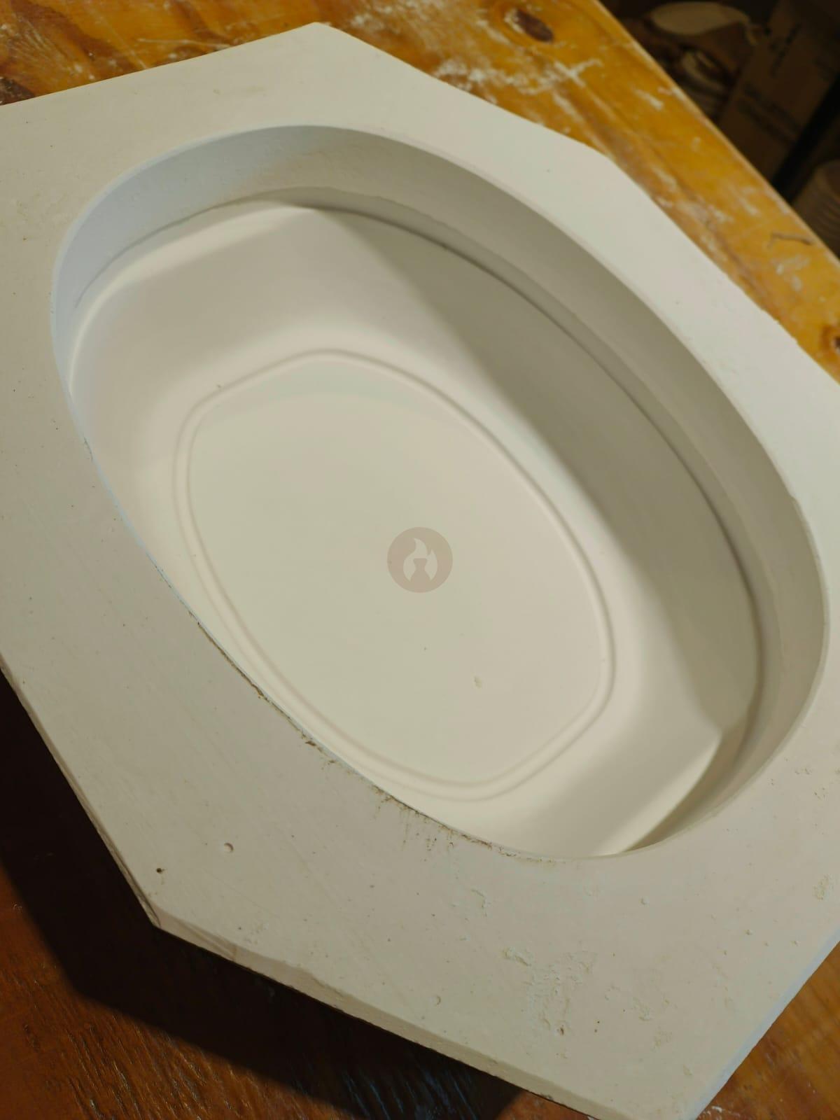 Fuente / Bandeja Ovalada lisa - Molde simple - 2 Tamaños - 2 Taceles - Imagen 2