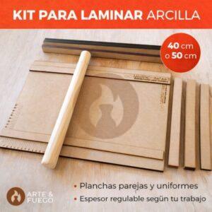 Kit para laminar chico y grande : Tabla + Palo + 3 Reglas Dif