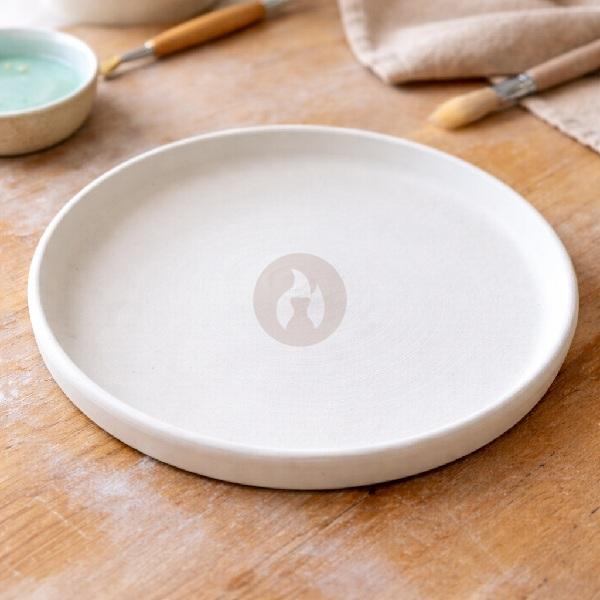 Plato Checho en bizcocho con junquillo 26 cm