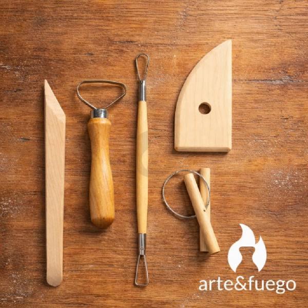kit de 5 herramientas para cerámica