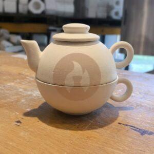 Té Chino Set 3 piezas - 3 moldes: taza, tetera y tapa