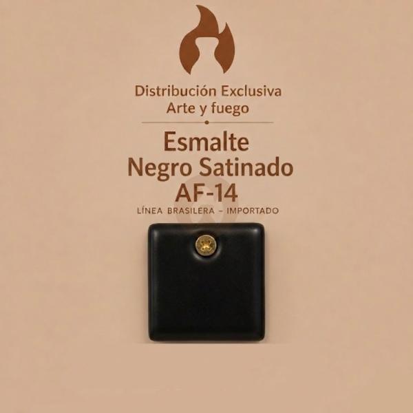 Esmalte Negro Satinado AF-14 IMPORTADO para baja temperatura